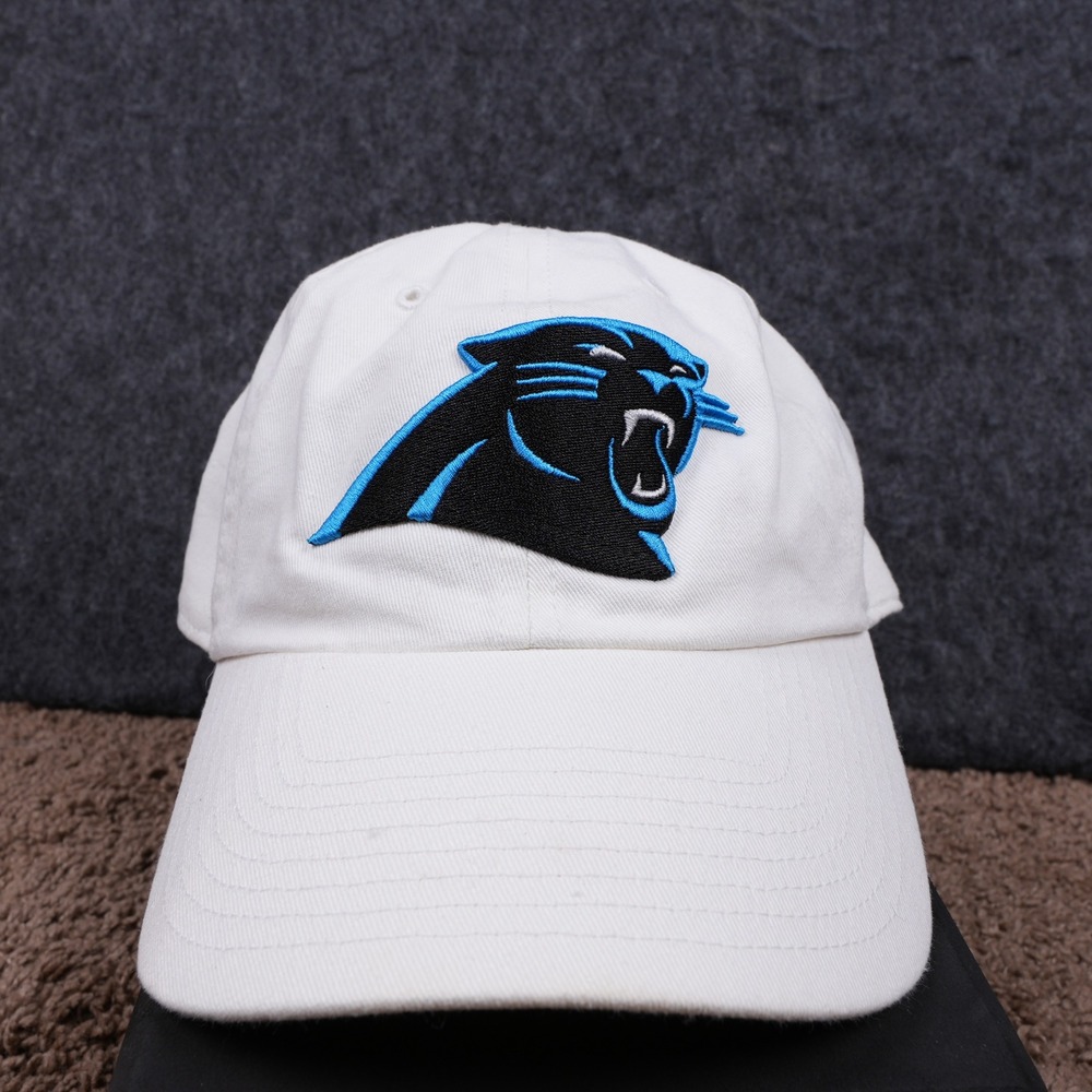 '47 Brand Carolina Panthers Adjustable Hat Mens OS White Excellent NFL Cap